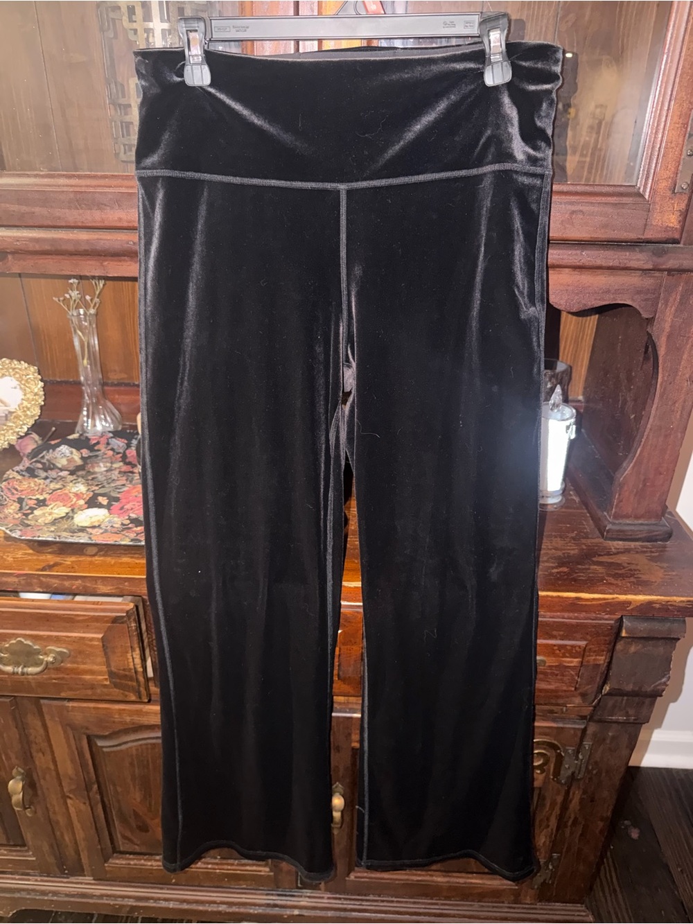 Athleta Black Velvetflare Pant